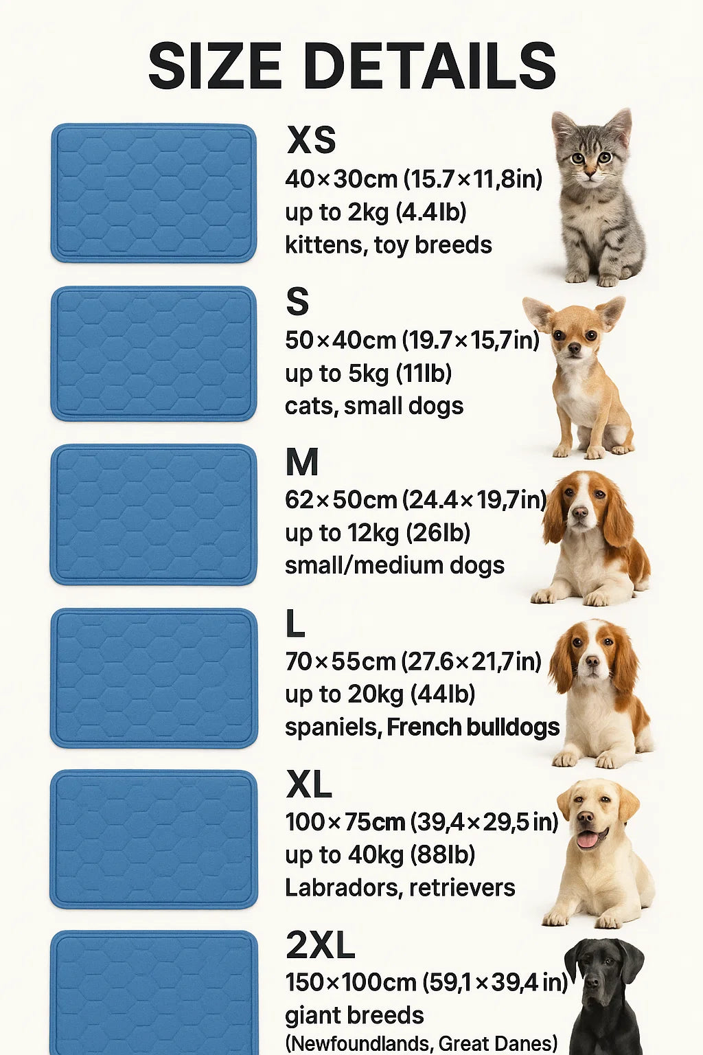 CoolPaws™ Self-Cooling Mat (For Dogs & Cats)